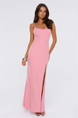 Charm Up Embellished Maxi Dress Pink
