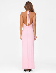 CRESSIDA MAXI DRESS - PINK : BABY PINK