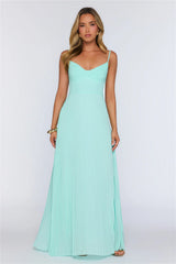 Styled For Anywhere Pleated Maxi Dress Mint