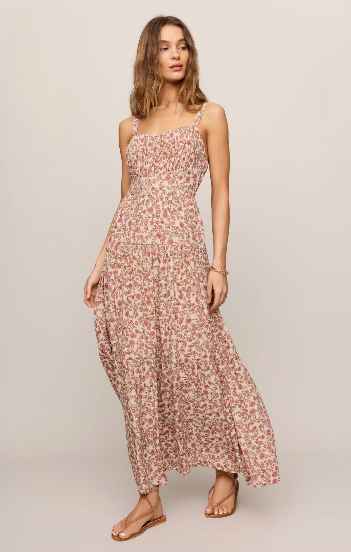 Mindy Floral Maxi Dress