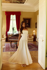 Pop Of Drama Maxi Dress Red