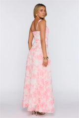 Wrapped In Pretty Maxi Dress Pink