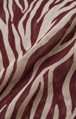 Sevilla Zebra Mesh Midi Dress