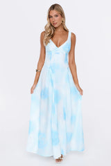 Worthy Of Love Maxi Dress Blue