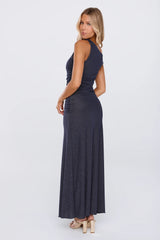 Walkout Style Maxi Dress Navy