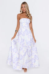 Simply Lovely Strapless Maxi Dress Lilac